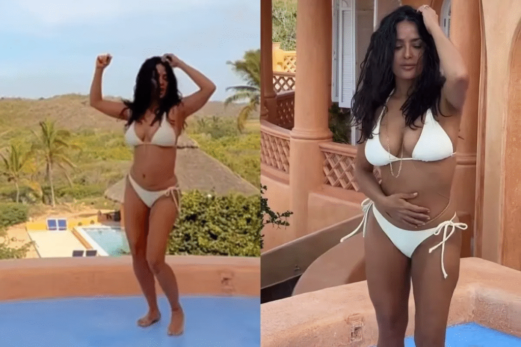 SALMA HAYEK SOSYAL MEDYAYI SALLADI : 58 YAŞINDA OLDUĞINA KİMSE İNANMIYOR