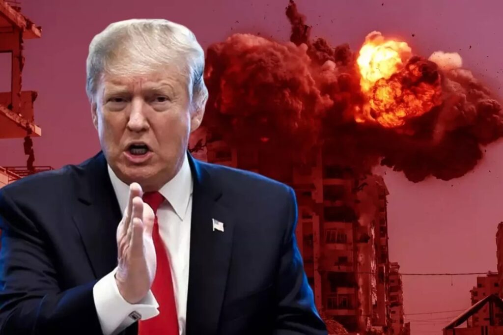 TRUMP’tan SERT UYARI: HAMAS’ı BİTİRMEK ZORUNDA KALIRIZ