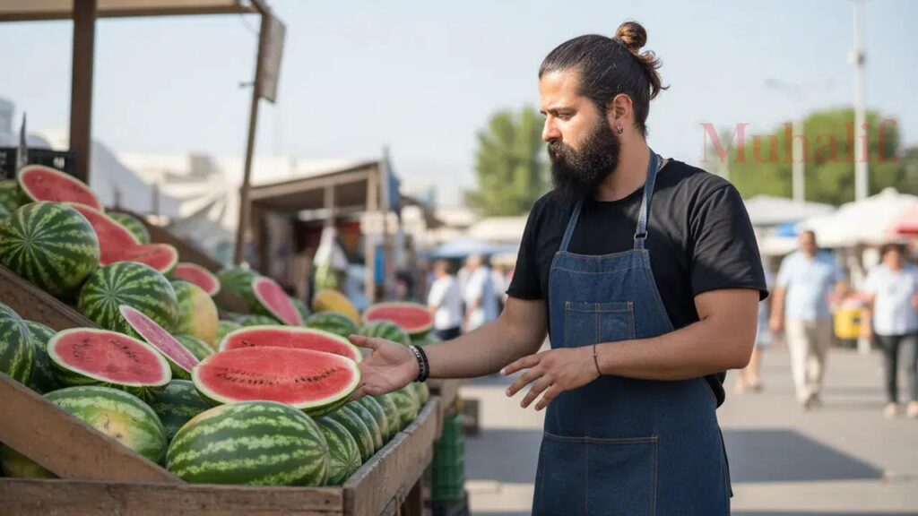 KORAY AVCI İSTANBUL’u TERK ETTİ, GÖCEK’te TEZGÂHTA KARPUZ SATIYOR