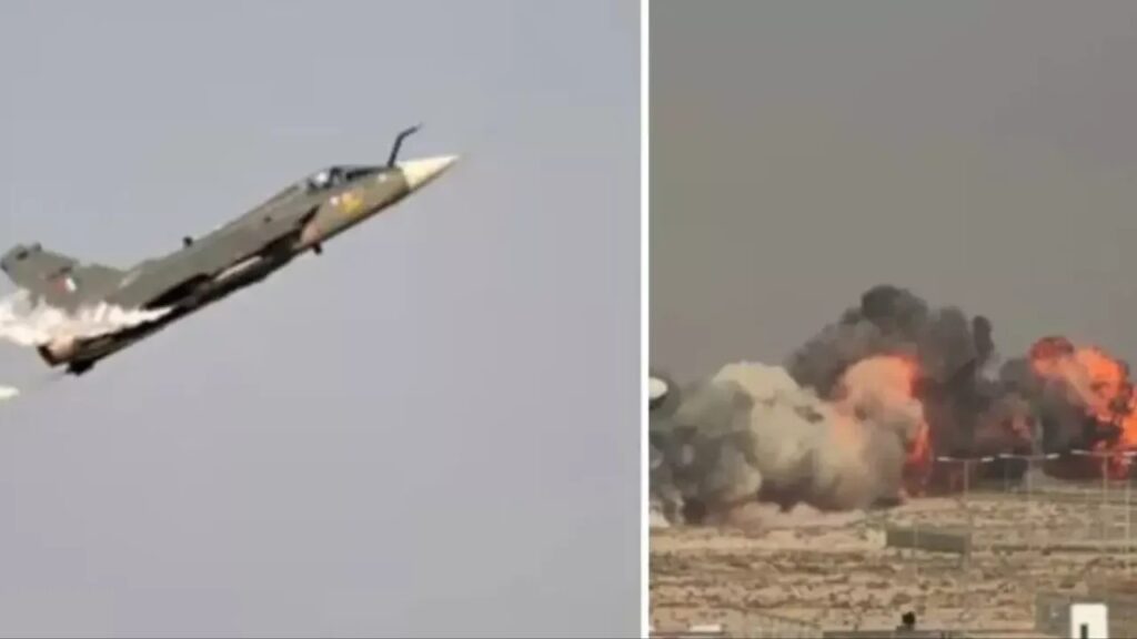 HİNDİSTAN SAVAŞ UÇAĞI DÜŞTÜ, DUBAİ AİRSHOW 2025’te ŞOK KAZA