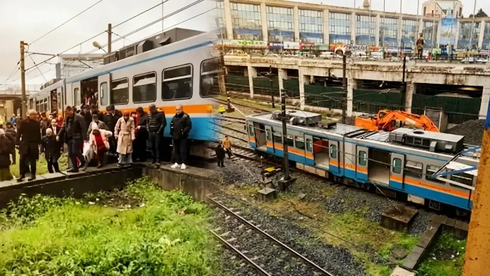 İstanbul Esenler’de Metro Raydan Çıktı