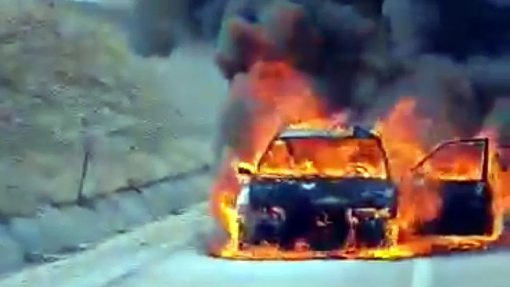 Yeni Aldığı Otomobil 5 saat Sonra Yandı