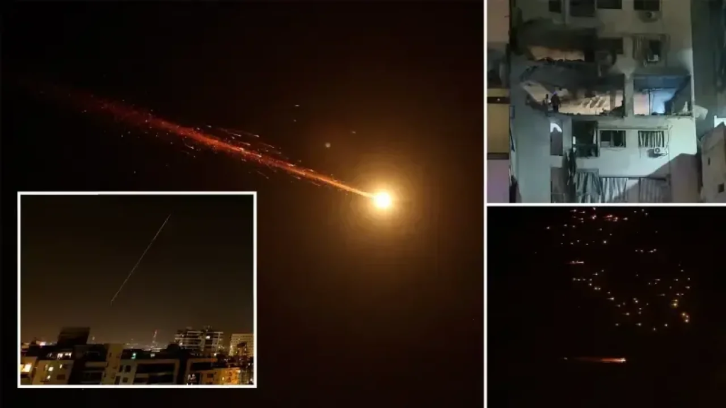 İran İntikam Saldırısını Başlattı! Tel Aviv Vuruldu