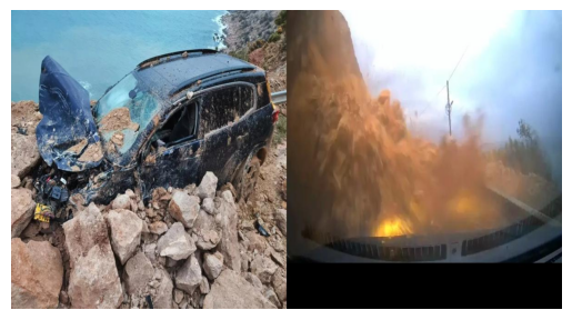 Mersin-Antalya Yolunda Heyelan, Sürücü Ölümden Döndü