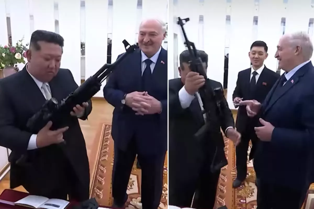 Lukaşenko,  Kim Jong Un’a Silah Hediye Etti