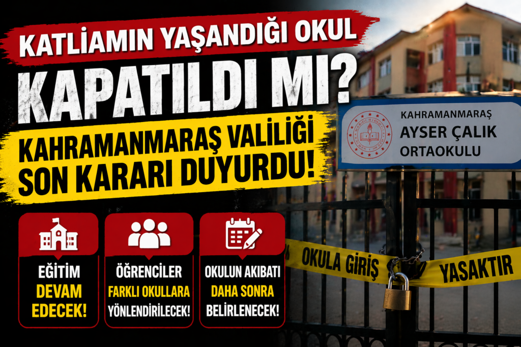 Katliam Sonrası Şok Gelişme! Öğrenciler Başka Okullara dağıtıldı