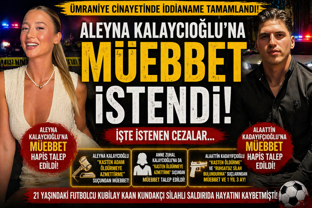 Aleyna Kalaycıoğlu’na Müebbet Hapis Talebi