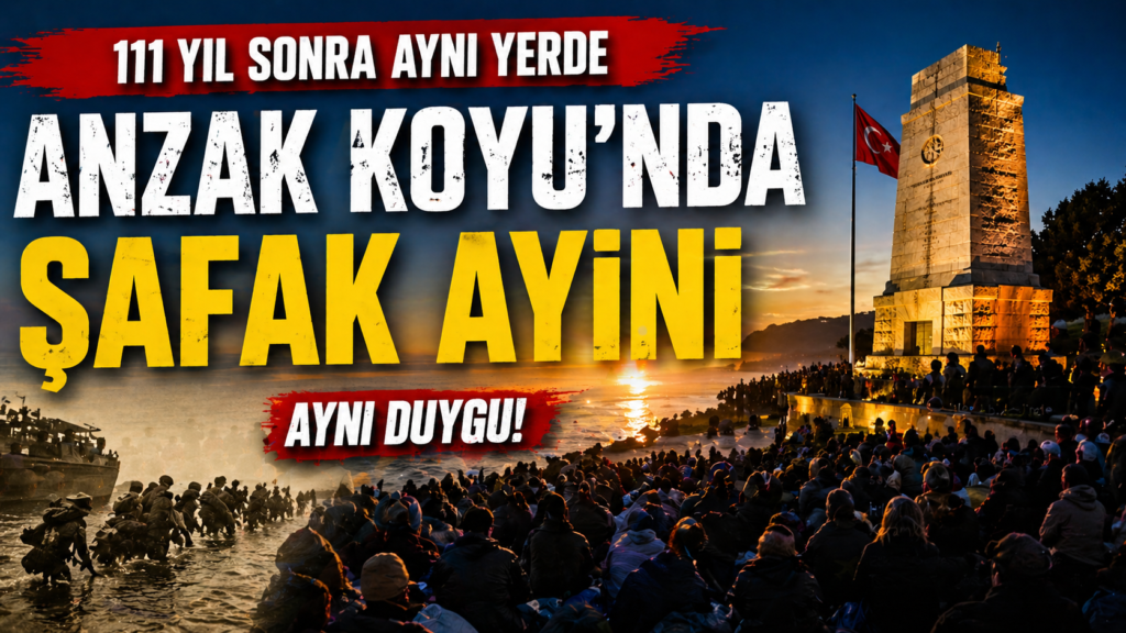 Anzak Koyu’nda Şafak Ayini,  111 yıl Sonra Aynı Duygu