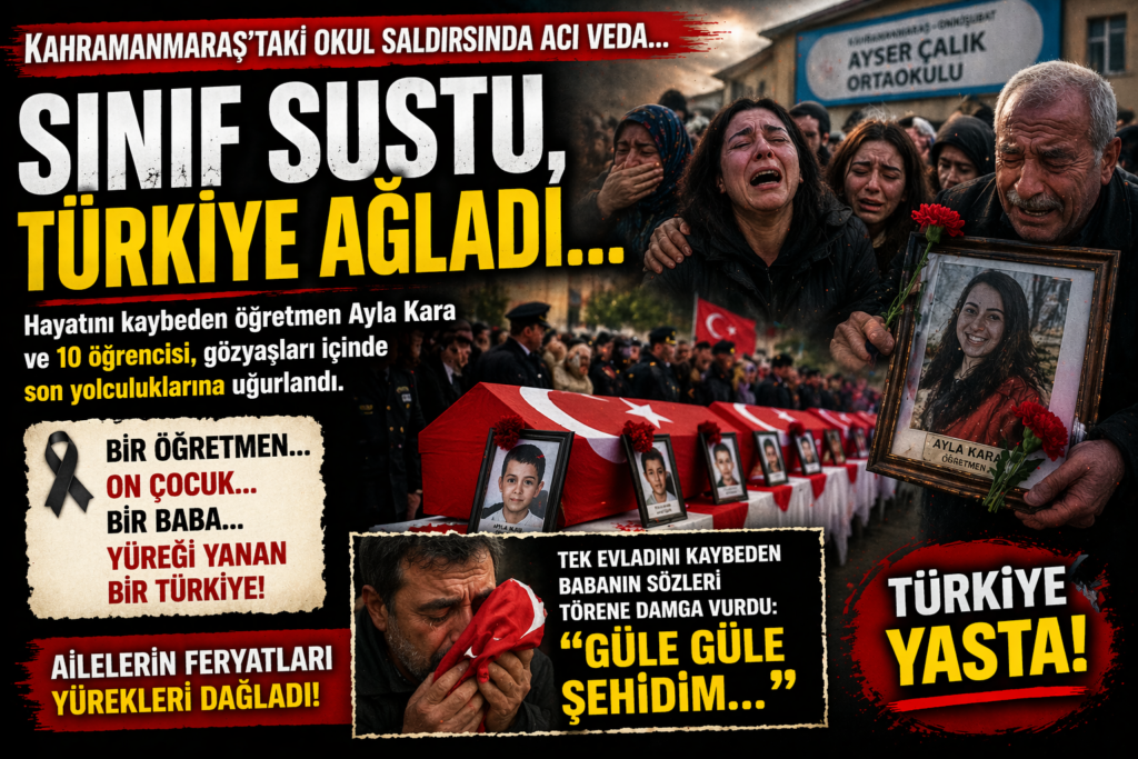 Sınıf Sustu, Türkiye Ağladı: Minik Yürekler Toprağa Verildi