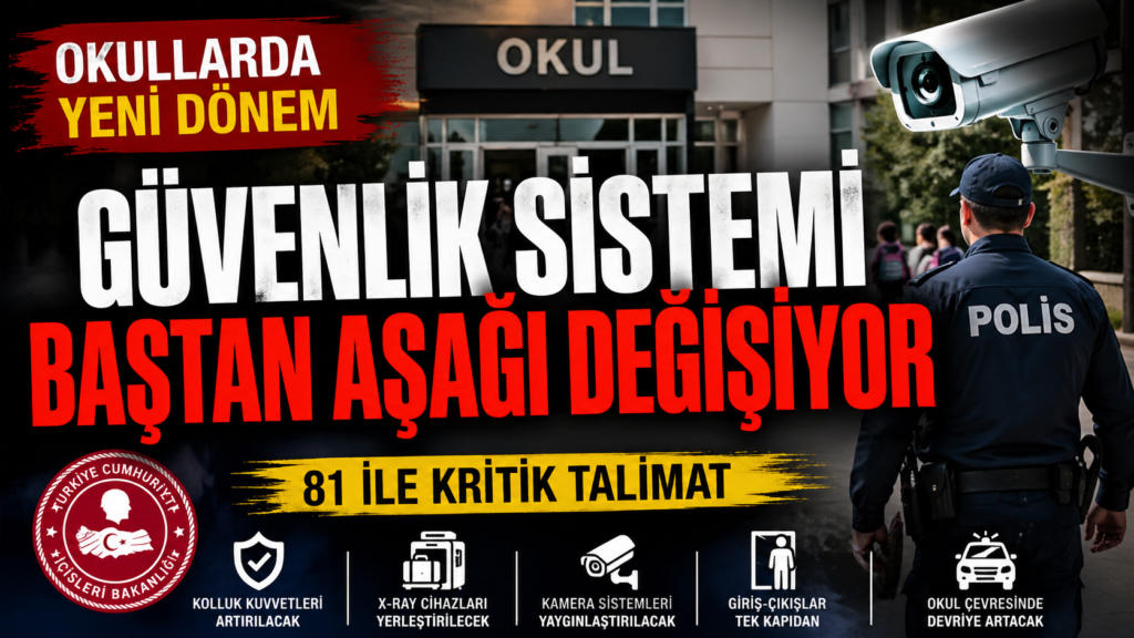 Okullarda Yeni Dönem Başlıyor! 81 İle Talimat