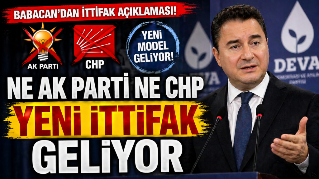 Ali Babacan’dan İttfak Açıklaması