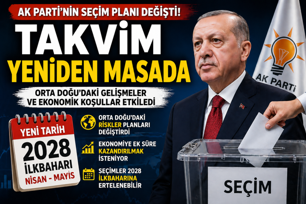 AK Parti’de Seçim Hesabı Değişti