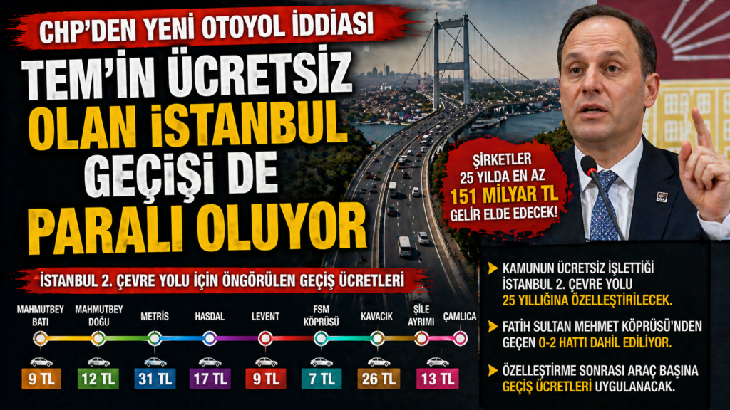 TEM’de Şok İddia! Ücretsiz Geçiş Ücretli mi Oluyor?