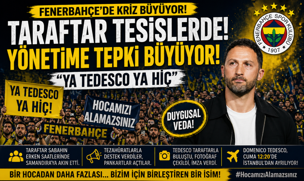 Fenerbahçe’de Kriz: Ya Tedesco Ya Hiç