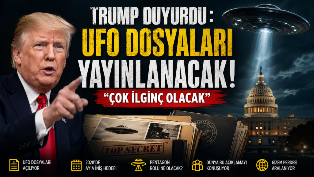 Trump: UFO Dosyaları Açılıyor