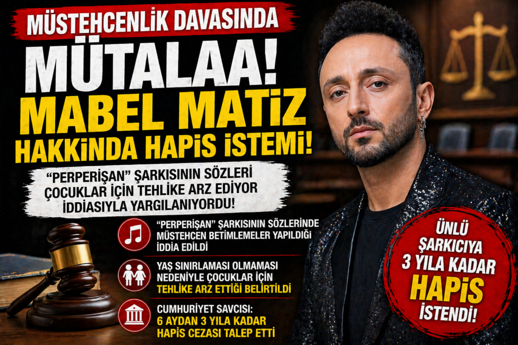 Mabel Matiz Davasında 3 Yıl Hapis Talebi