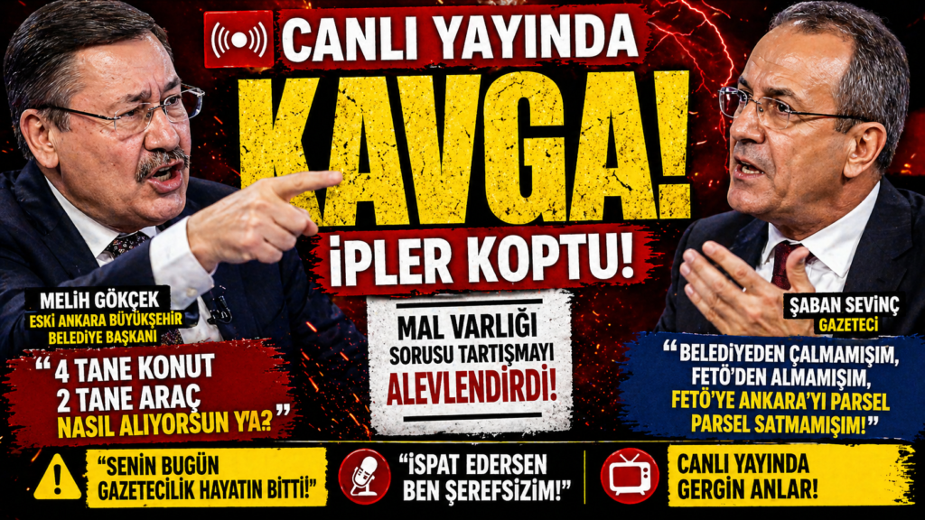 Melih Gökçek, Canlı Yayında Patladı