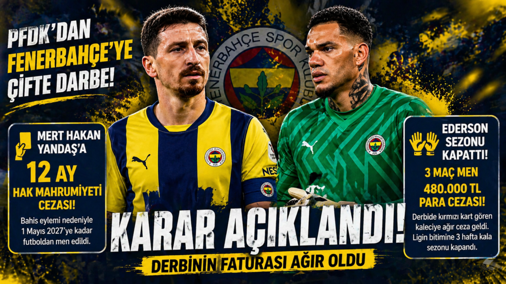 Ederson Sezonu Kapattı, Mert Hakan Yandaş’a 1 yıl Ceza