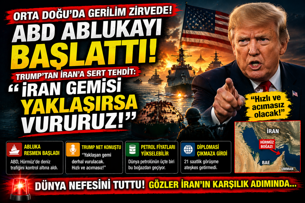 ABD Ablukayı Başlattı! Hızlı ve Acımasız Olacak