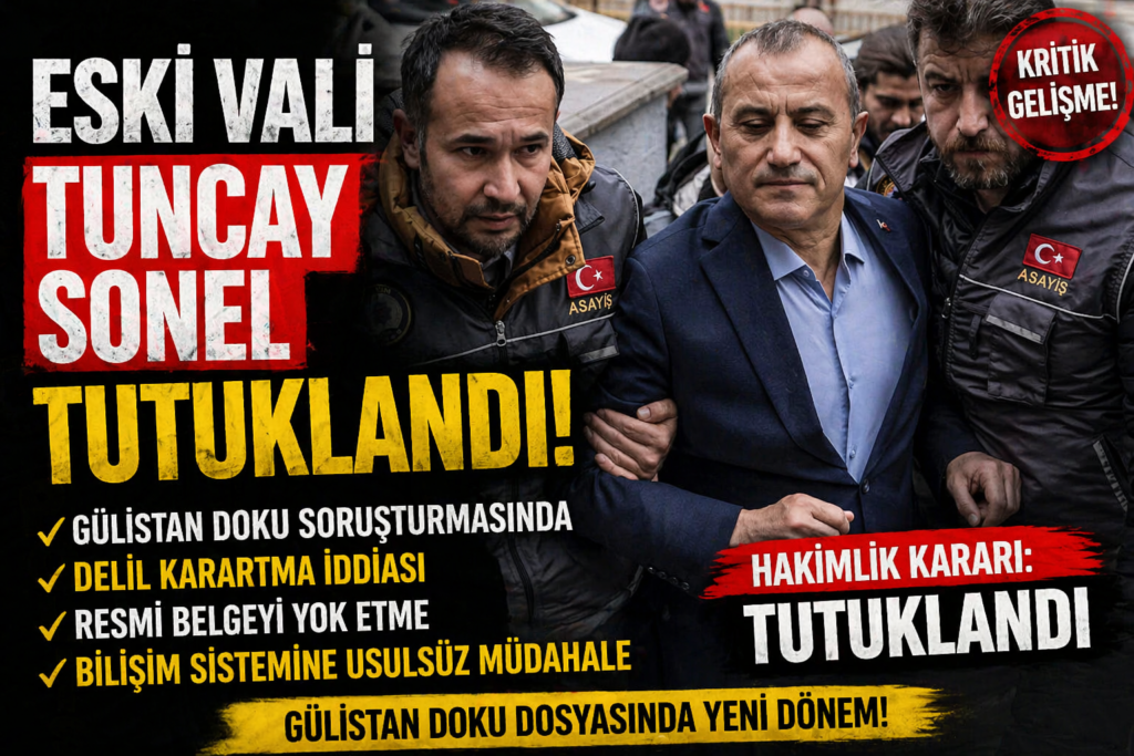 Eski Vali Tuncay Sonel Tutuklandı