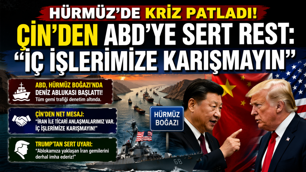 Çin’den ABD’ye Rest: Bu Savaşa Dönüşebilir