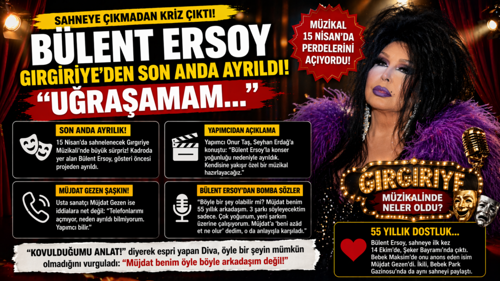 Bülent Ersoy Gırgıriye’den  Ayrıldı! ”Uğraşamam”