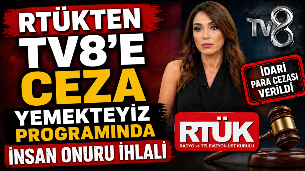 RTÜK’ten TV8’e Ceza! “Yemekteyiz” Programında İnsan Onuru İhlali