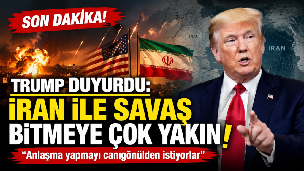 Trump’tan Savaş Bitiyor Mesajı