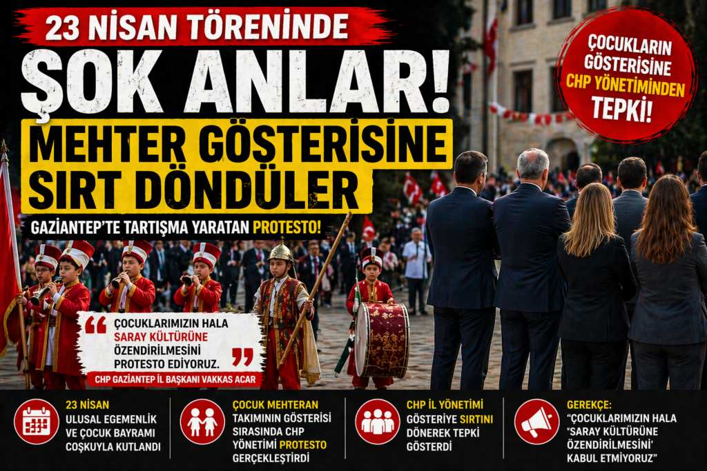 23 Nisan Bayram Kutlamasında CHP’ den Protesto