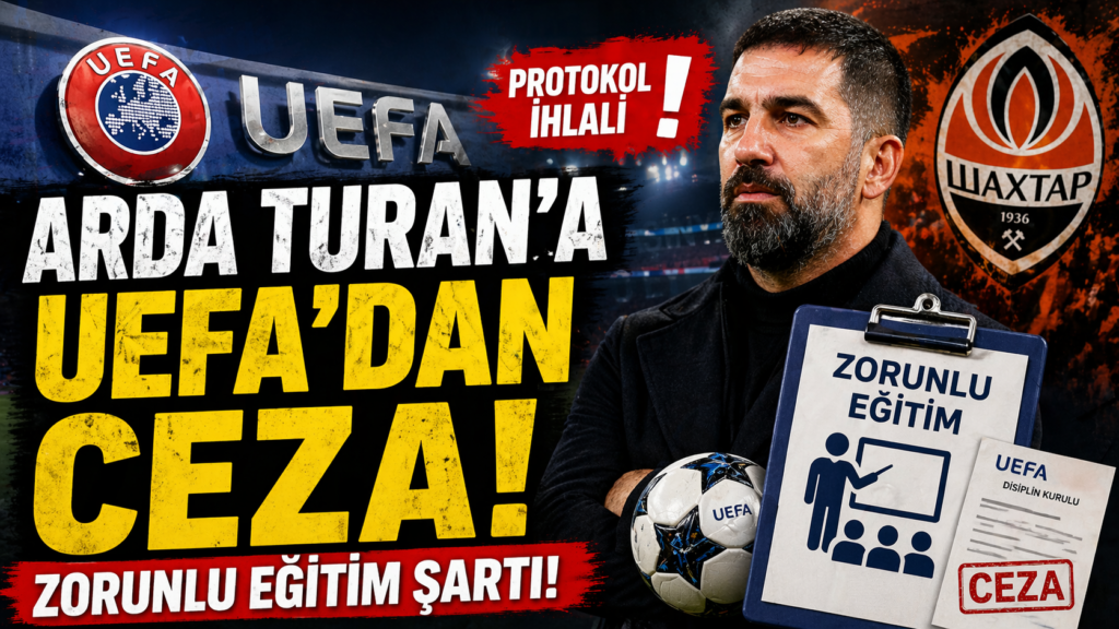Arda Turan’a UEFA’dan Zorunlu Eğitim Cezası