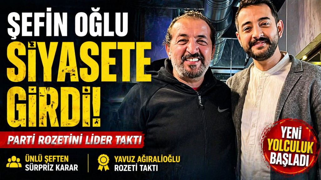 Kimse Beklemiyordu! Mehmet Şef’in Oğlu Siyasette