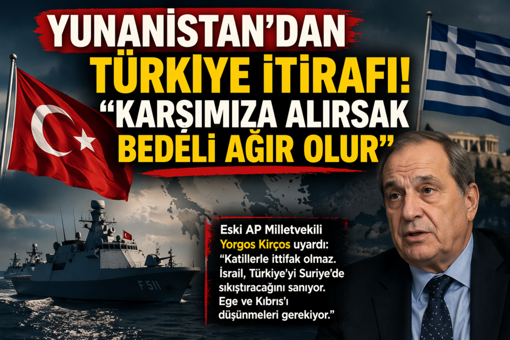 Yunanistan’dan Türkiye İtirafı! Karşımıza Alırsak Bedeli Ağır Olur