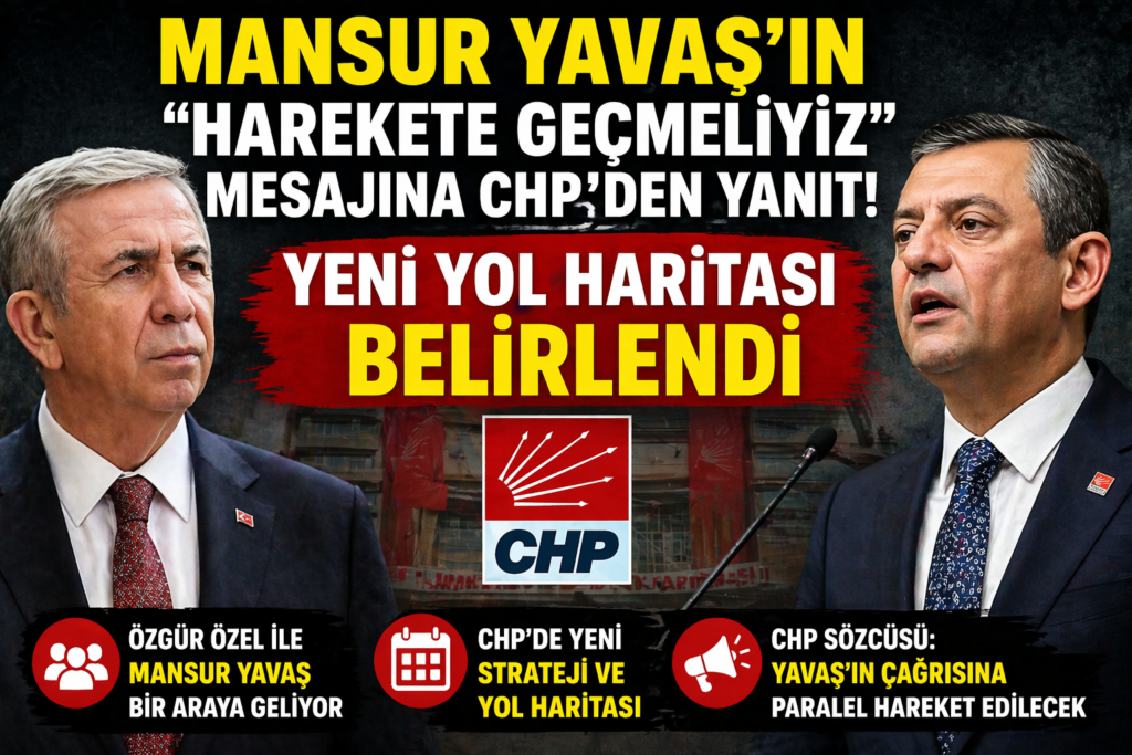 Mansur Yavaş’ın çağrısı sonrası CHP harekete geçti! Yeni yol haritası netleşiyor
