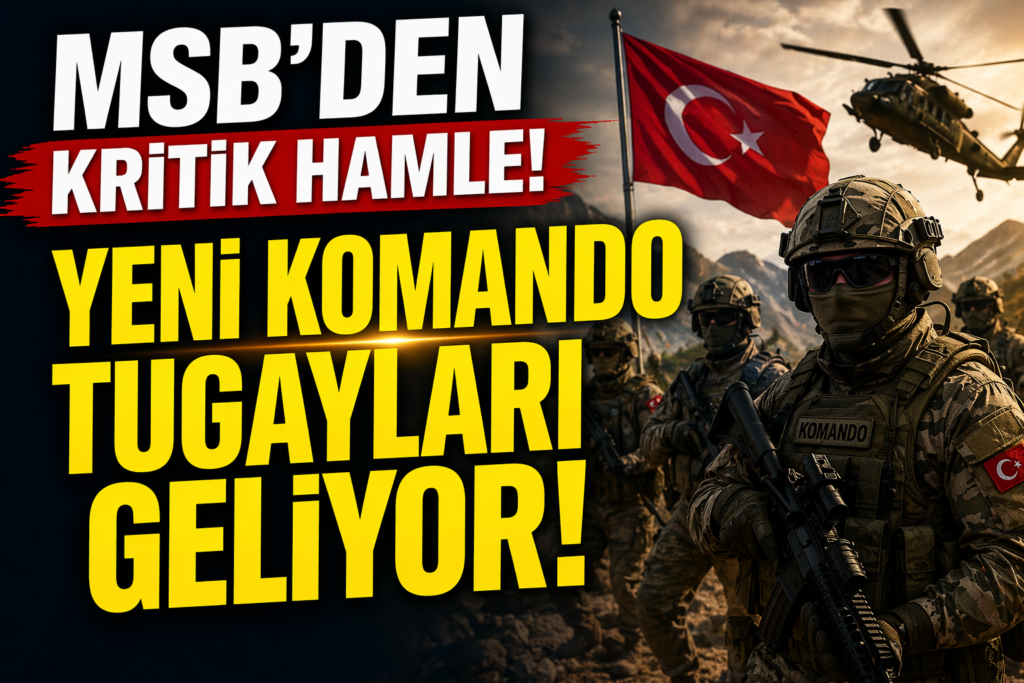 MSB :Yeni Nesil Komando Tugayları Kurulacak