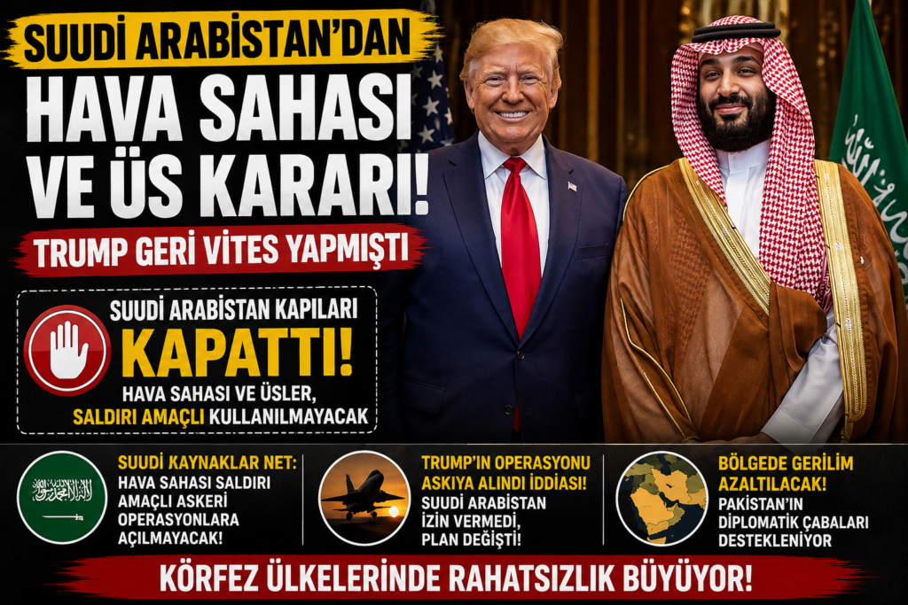Suudi Arabistan’dan Trump’a Rest