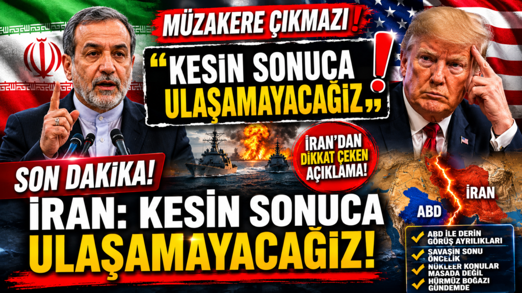 İran:ABD ile Kesin Sonuca Ulaşamayacağız