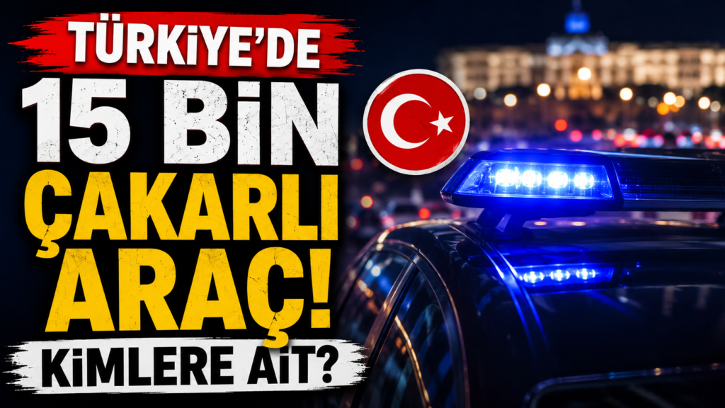 Türkiye’de 15 Bin Çakarlı Araç! Kimler Kullanıyor?
