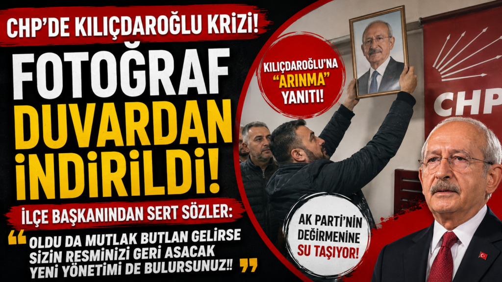 CHP’de Duvardan İndirilen Fotoğraf Krizi