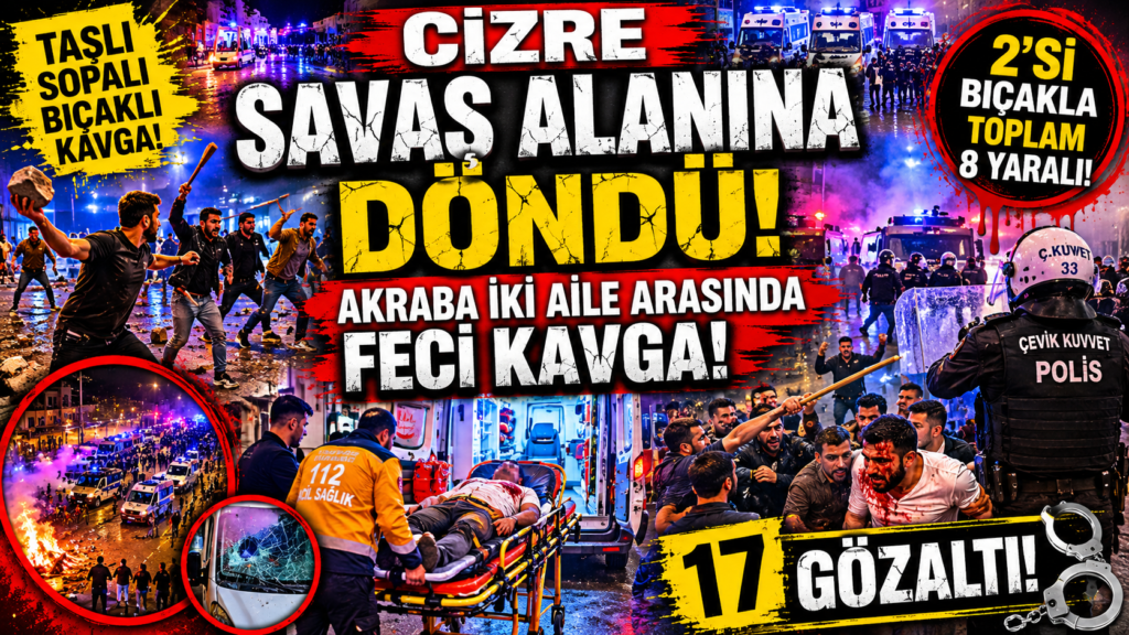 Cizre’de Bayram Öncesi Dehşet!