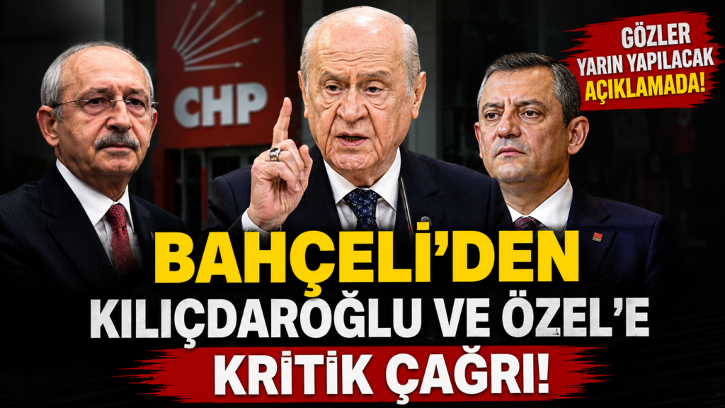 CHP Krizinde Yeni Perde! Bahçeli Devreye Girdi