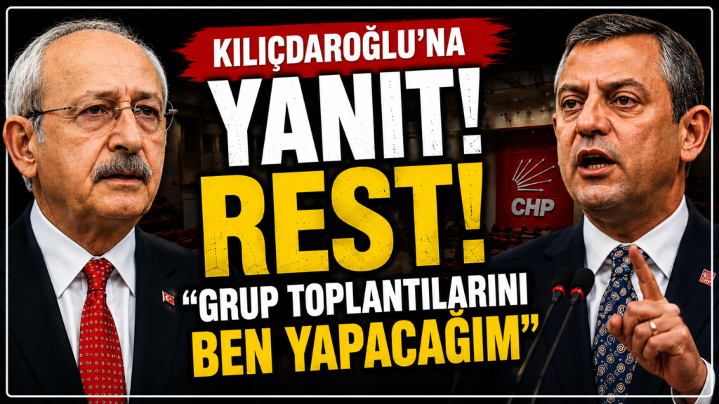 Özgür Özel’den Rest: Grup Toplantılarını Ben Yapacağım
