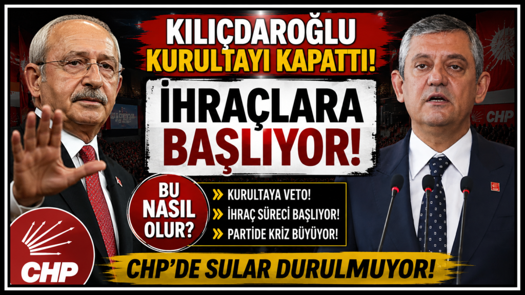 Kılıçdaroğlu Kurultayı Kapattı İhraçlara Başlıyor