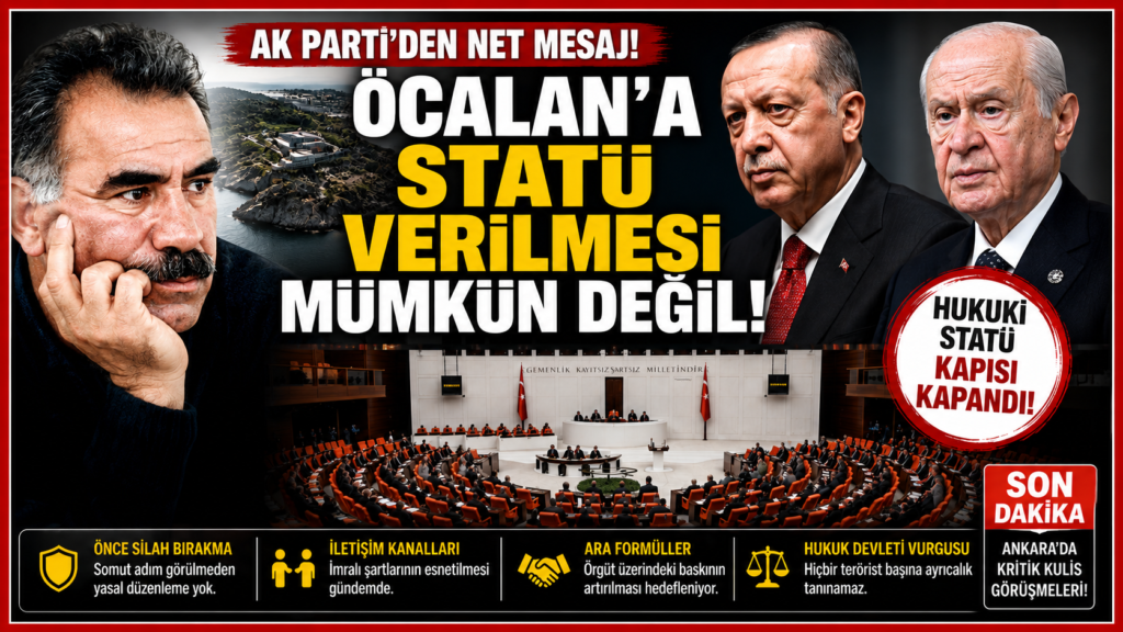 Ak Parti: Apo’ya Statü Verilemez