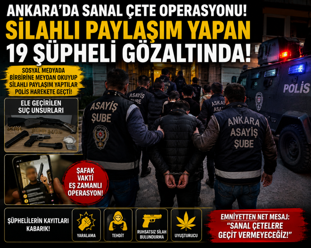 Sosyal Medyada Silah Gösterisi Pahalıya Patladı