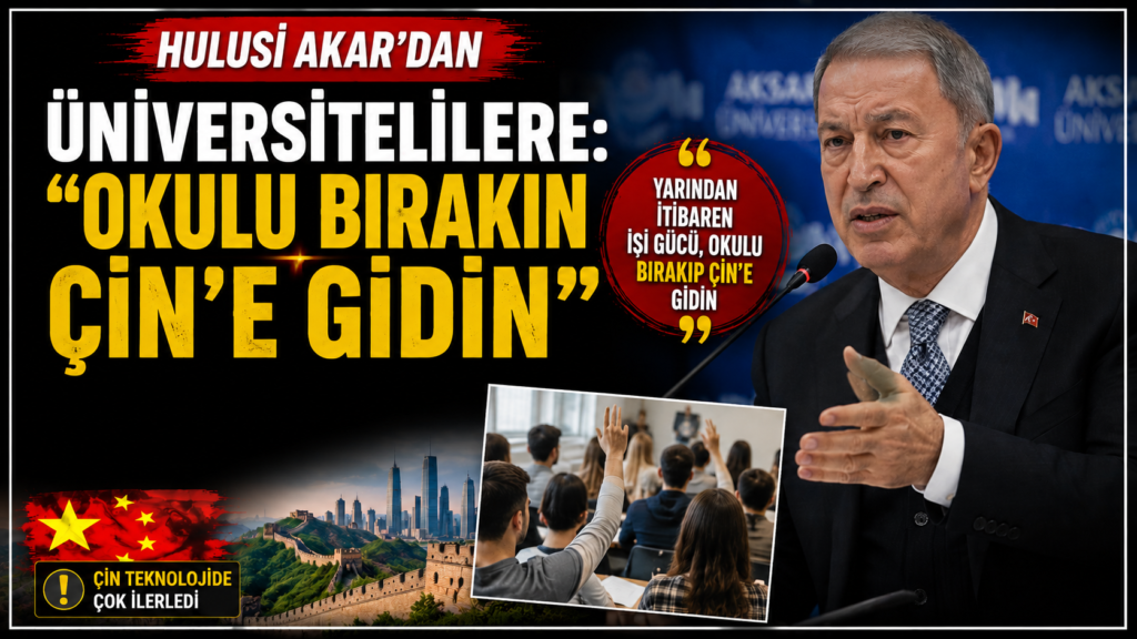 Gençlere Çağrı: “Türkiye’de Durmayın, Çin’e Gidin