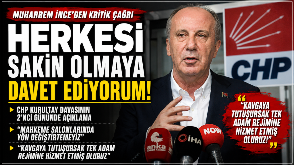 Muharrem İnce: Kavga edersek kaybederiz