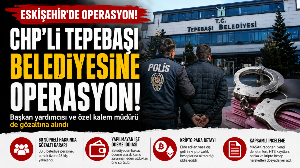 CHP’li Tepebaşı Belediyesi’ne Operasyon
