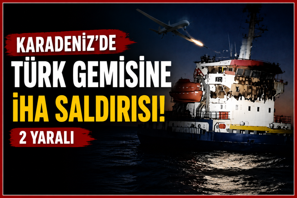 Türk  Gemisine Kamikaze İHA Saldırısı!
