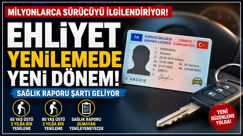 Ehliyet Yenilemede Yeni Dönem Başlıyor