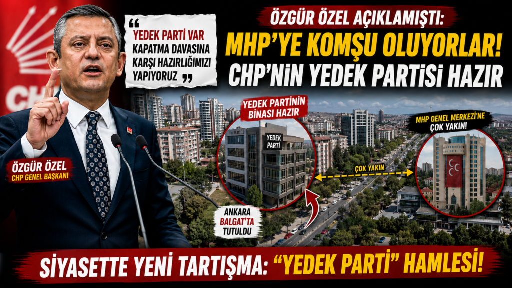 CHP”nin Yedek Partisi Hazır